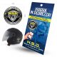 H.S.D. Healty Safety Data adesivo nero